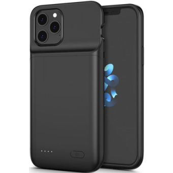 Puzdro s integrovanou batériou na Apple iPhone 12/12 Pro Tech-protect Power 4800 mAh čierne