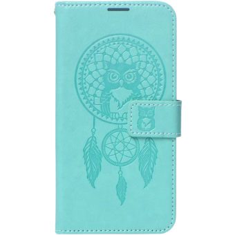 Diárové puzdro na Samsung Galaxy S23+ 5G S916 MEZZO dreamcatcher zelené