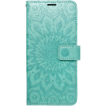 Diárové puzdro na Samsung Galaxy S23 5G S911 MEZZO Mandala zelené