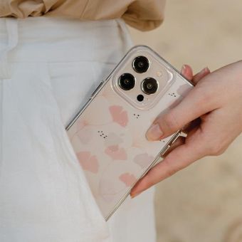 Plastové puzdro na Apple iPhone 14 UNIQ Coehl Meadow ružové