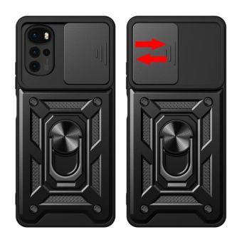 Odolné puzdro na Samsung Galaxy A13 A136 5G/A04s A047 Tech-protect Camshield Ring Armor čierne