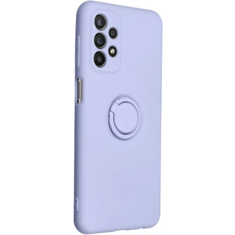 Silikónové puzdro na Samsung Galaxy S23 5G S911 Silicone Ring fialové