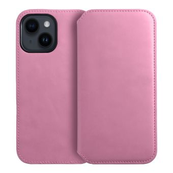 Diárové puzdro na Apple iPhone 14 Pro Dual Pocket ružové