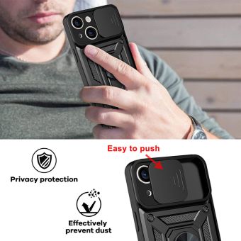 Odolné puzdro na Samsung Galaxy S20 FE Camshield Ring Armor čierne