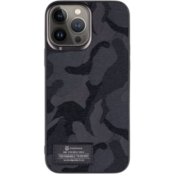 Odolné puzdro na Apple iPhone 13 Pro Max Tactical Camo Troop čierne