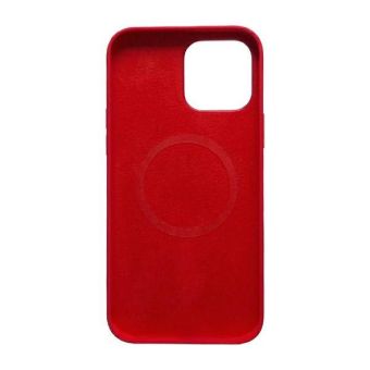 Silikónové puzdro na Apple iPhone 13 Pro Max Mercury MagSafe Silicone červené