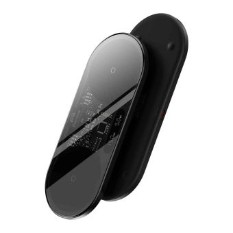 Bezdrôtová nabíjačka Baseus WXSX010101 LED Display 2in1, 20W + USB-C kábel 1m, čierna