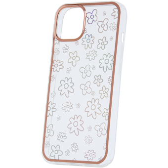 Silikónové puzdro na Apple iPhone 7/8/SE 2020/SE 2022 Trendy kvety transparentné