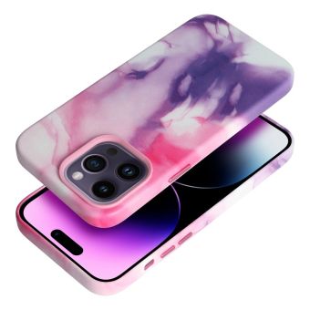 Plastové puzdro na Apple iPhone 14 Leather Mag PU Splash failové