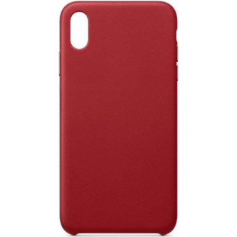 Plastové puzdro na Apple iPhone 12 Pro Max ECO Leather červené