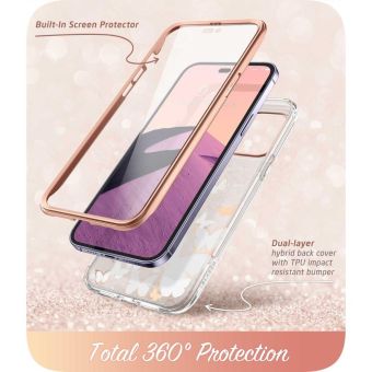 Odolné puzdro na Apple iPhone 14 Pro Max Supcase Cosmo Fly fialové