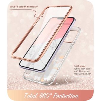 Odolné puzdro na Apple iPhone 14/13 Supcase Cosmo Fly ružové