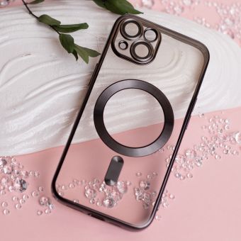 Plastové puzdro na Apple iPhone 13 Pro Color Chrome MagSafe čierne