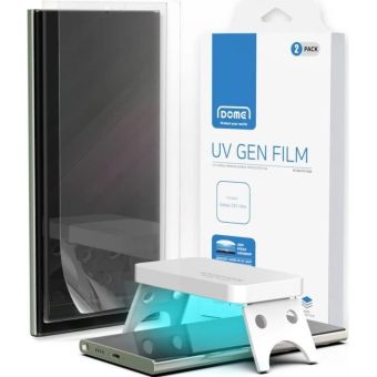 Ochranná fólia Whitestone Dome Duo Pack UV Fólia Samsung Galaxy S23 Ultra 5G S918 transparentná