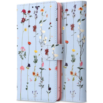 Diárové puzdro na Samsung Galaxy A34 5G A346 Tech-Protect Wallet Garden modré