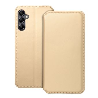 Diárové puzdro na Samsung Galaxy A14 5G A146 Dual Pocket zlaté