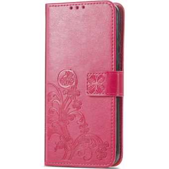 Diárové puzdro na T-Mobile T Phone 5G MEZZO štvorlístok ružové