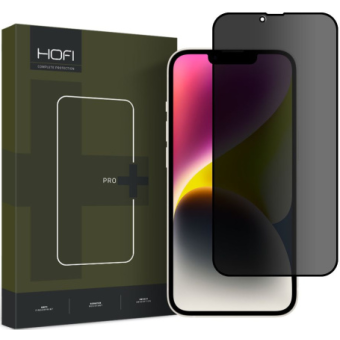 Tvrdené sklo na Apple iPhone 13 Pro Max/14 Plus Hofi Anti Spy Privacy Pro+ celotvárové čierne