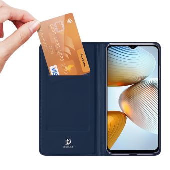 Diárové puzdro na Poco M4 5G Dux Ducis Skin Pro modré