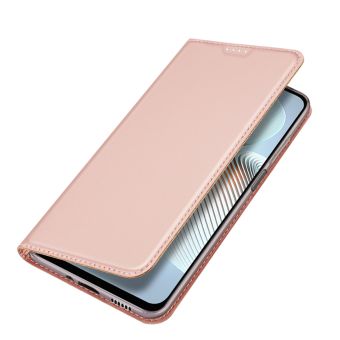 Diárové puzdro na Xiaomi Redmi 10 5G/Poco M4 5G Dux Ducis Skin Pro ružové