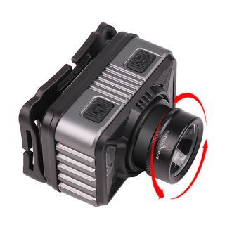 Čelovka ZOOM LC3 LED sivo-čierna
