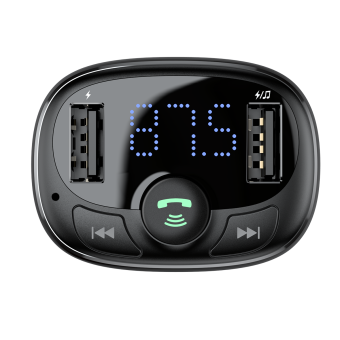 BASEUS S-09A CCMT000001, Transmiter/car charger, FM Bluetooth MP3, 36W, čierny