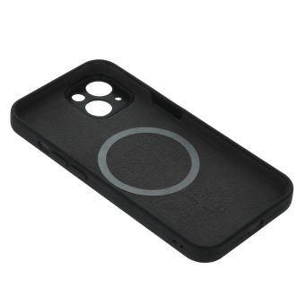 Silikónové puzdro na Apple iPhone 14 Plus Mag Invisible Pastel čierne