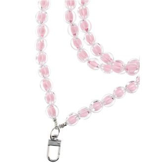 COLORFUL pendant for the phone 120cm (60cm in the loop) lite pink