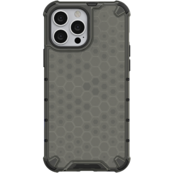 Odolné puzdro na Apple iPhone 13 Pro Max Honeycomb Armor čierne