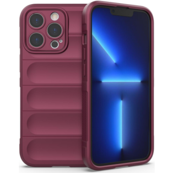 Odolné puzdro na Apple iPhone 13 Pro Max Magic Shield Flexible Armored fialové
