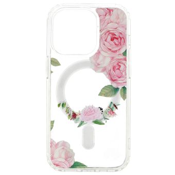 Plastové puzdro na Apple iPhone 12 Pro Max Tel Protect Flower MagSafe design 1