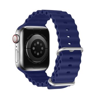 Remienok Dux Ducis Ocean Wave Apple Watch 4/5/6/7/8/9/SE/10 40/41/42mm modrý