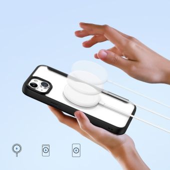 Dux Ducis Skin X Pro Book MagSafe iPhone 15 - čierne