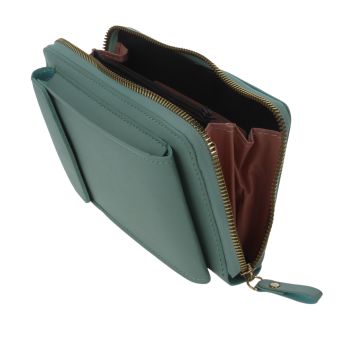 Phone bag, univerzálne puzdro/peňaženka na mobil, mint