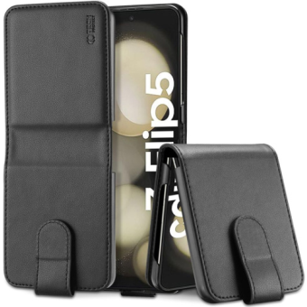 Dárové puzdro na Samsung Galaxy Z Flip5 5G F731 Tech-Protect Wallet čierne
