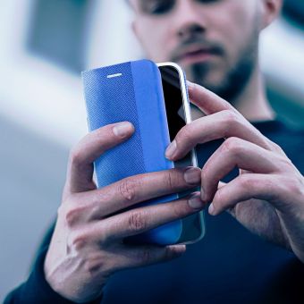 SENSITIVE Book Apple iPhone 15 Plus blue