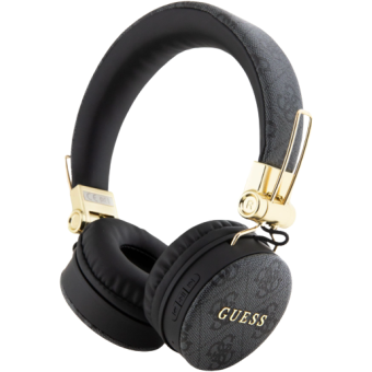 Guess PU 4G Metal Logo GUBH704GEMK, Bluetooth Stereo Headphone, Black