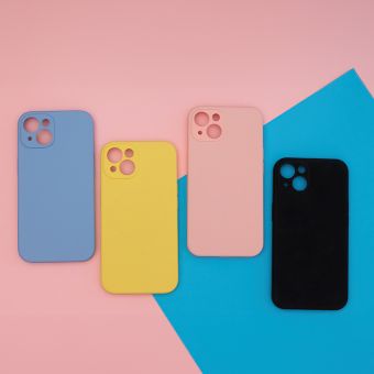 Silikónové puzdro na Apple iPhone 15 Mag Invisible Pastel modré