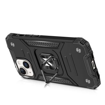 Odolné puzdro na Apple iPhone 15 Ring Armor Rugged ružové
