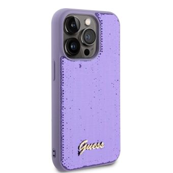 Guess Sequin Script Logo Apple iPhone 14 Pro GUHCP14LPSFDGSU Purple