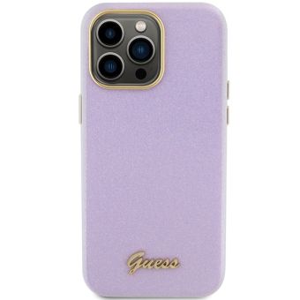 Guess PU Glitter Full Wrapped Apple iPhone 15 Pro GUHCP15LPGMCSL Lilac