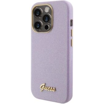 Guess PU Glitter Full Wrapped Apple iPhone 15 Pro Max GUHCP15XPGMCSL Lilac