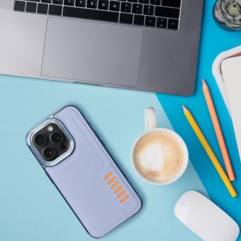 Plastové puzdro na Apple iPhone 13 Pro MILANO modré