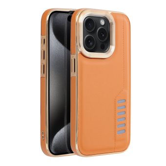 Plastové puzdro na Apple iPhone 14 Pro MILANO hnedé