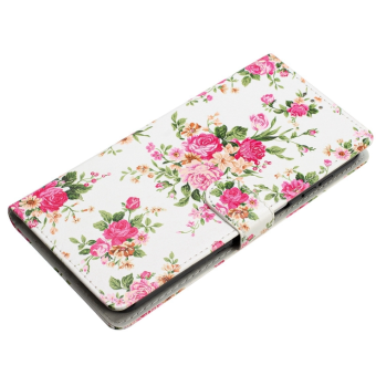 Diárové puzdro na Motorola Moto E13 Flower Book ružové