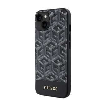 Guess PU G Cube MagSafe Apple iPhone 15 GUHMP15SHGCFSEK Black