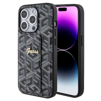 Guess PU Grip Stand G Cube Apple iPhone 15 Pro GUHCP15LPGSGCSK Black