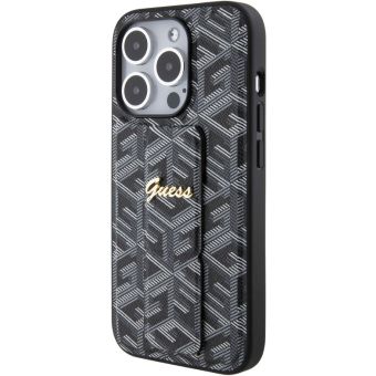 Guess PU Grip Stand G Cube Apple iPhone 15 Pro GUHCP15LPGSGCSK Black