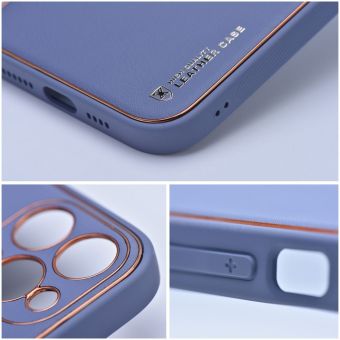 Plastové puzdro na Samsung Galaxy S24 5G S921 Leather modré