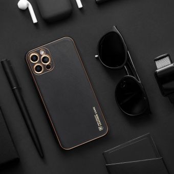 Plastové puzdro na Samsung Galaxy S24+ 5G S926 Leather čierne